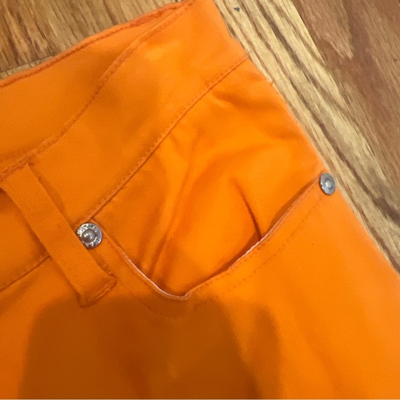Paco Girls Orange Vintage Pants Size 12 - Picture 7 of 10